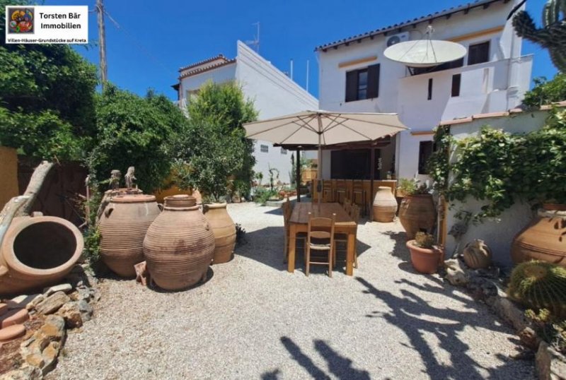 Kalyves Kreta, Kalives, Einfamilienhaus mit kl. Ladenlokal u. Garten und Strandnähe Haus kaufen